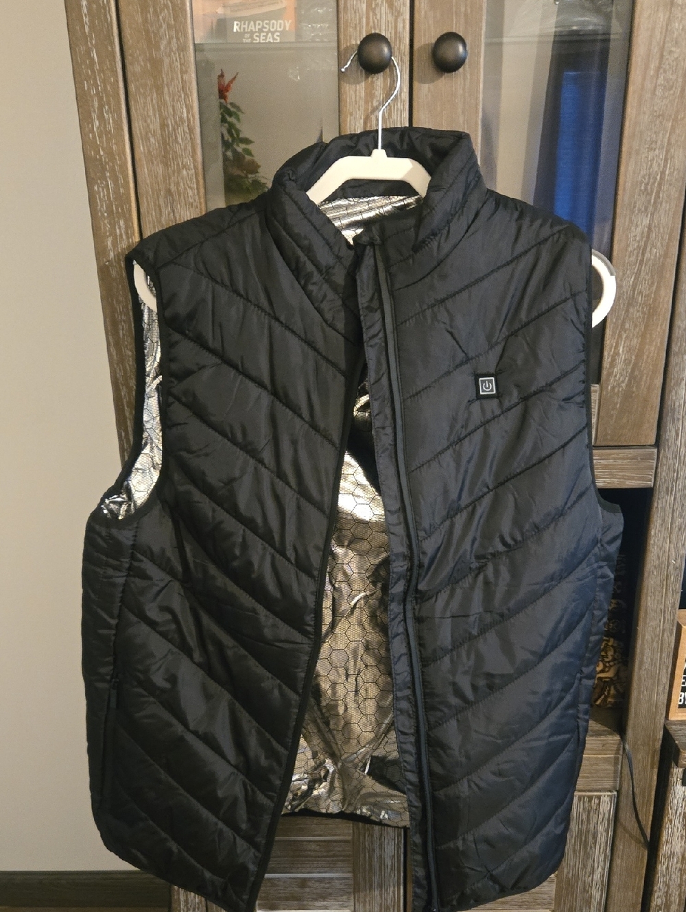 Heated Quilted Vest - Black